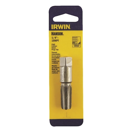 Irwin Irwin Hanson High Carbon Steel SAE Pipe Taper Tap 1/4 in. 1 pc 1903ZR